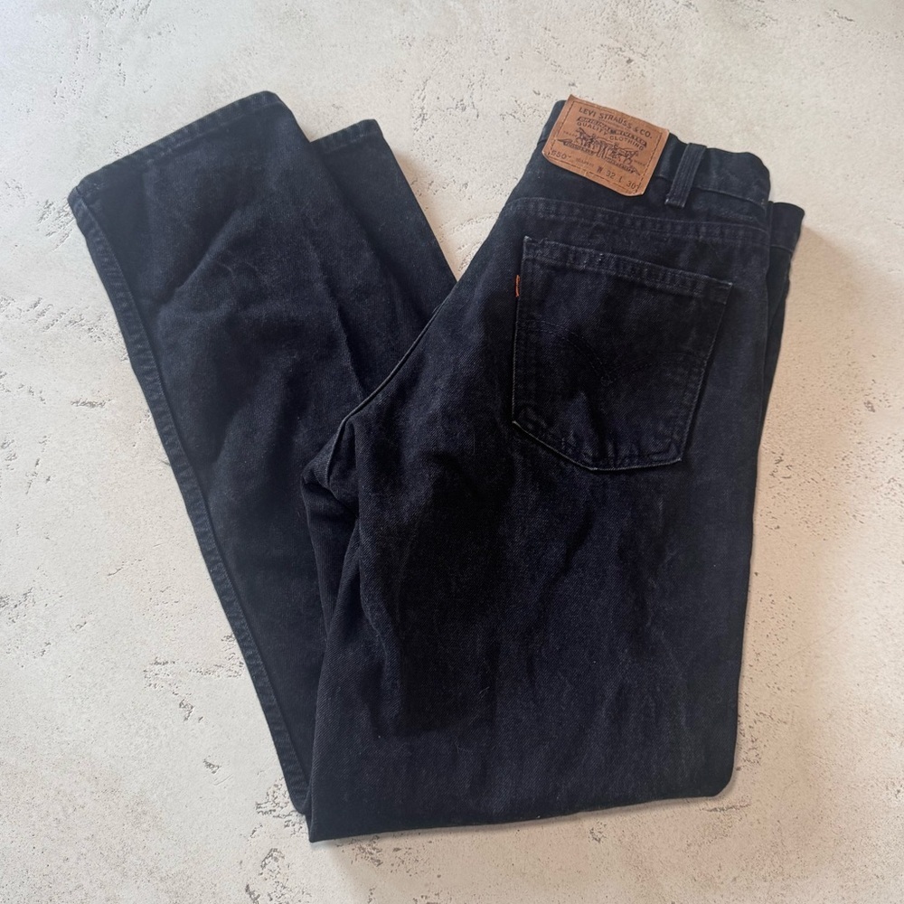 Vintage Levi’s 550 Black Relaxed Fit Jeans